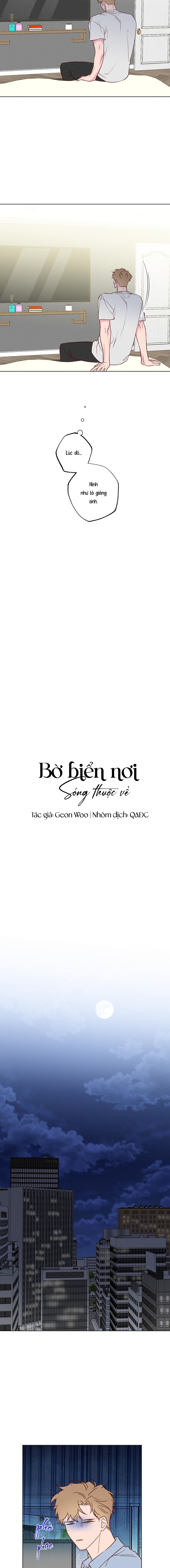 BỜ BIỂN NƠI CON SÓNG THUỘC VỀ Chapter 14 - Trang 2